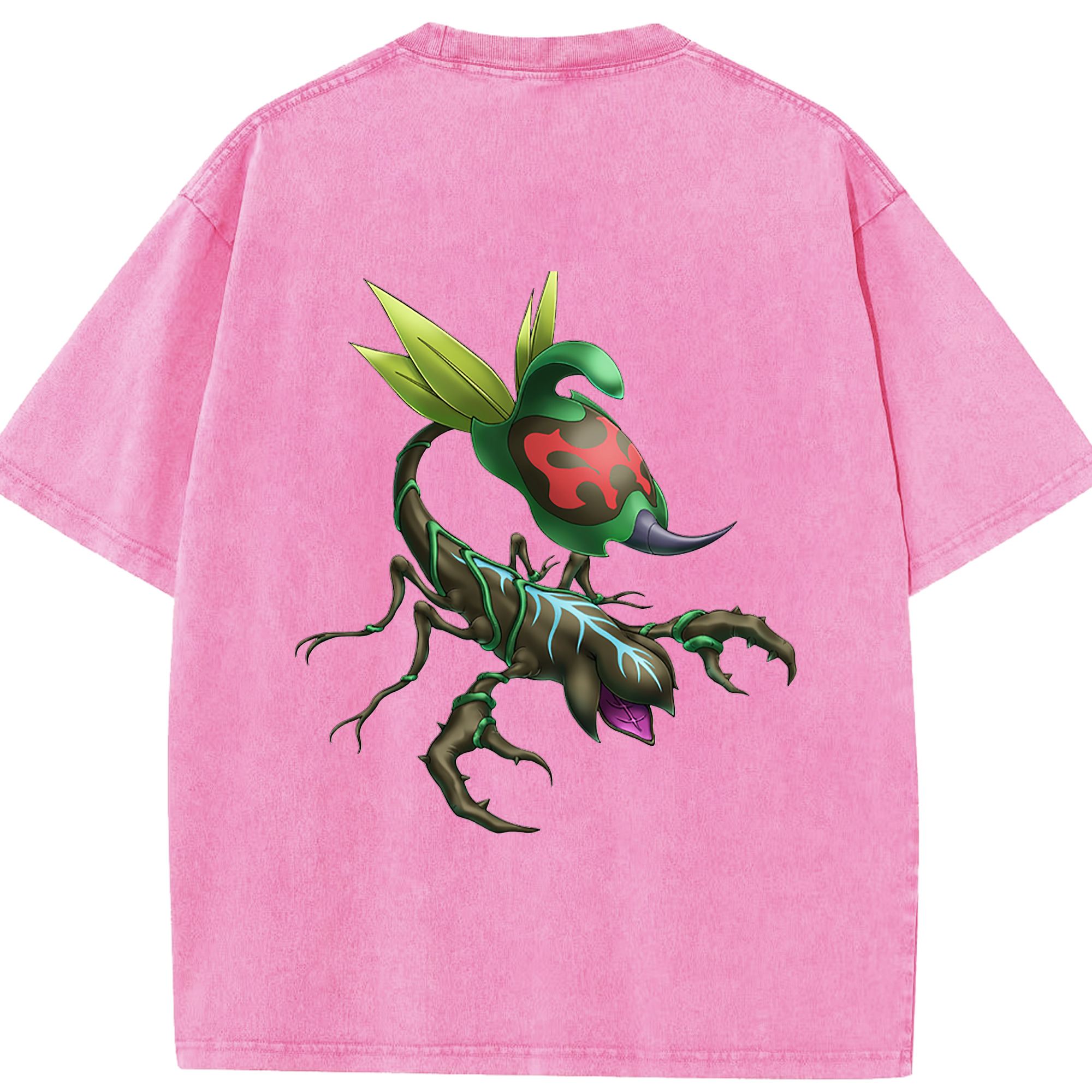 （画像用） 遊☆戯☆王 Yu-Gi-Oh! 綿100% ヴィンテージ風 半袖Tシャツ（背面プリント）